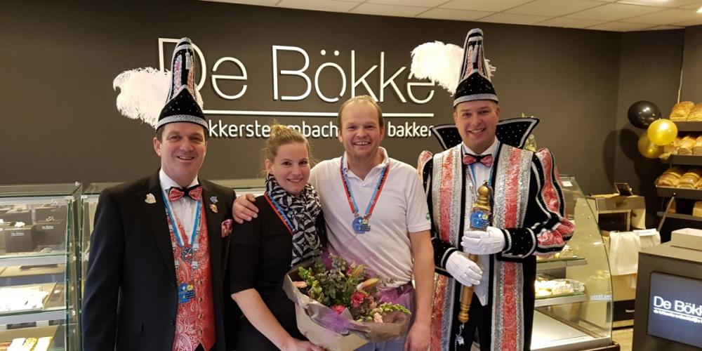 Hoogheden bezoeken Bakkerij De Bokke en kapsalon By Kell